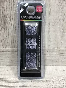 Für Apple Classic Watch Serie 38 mm & 40 mm Silikon Druck Band Sportarmband - Bild 1 von 3