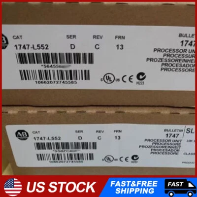 New Factory Sealed AB 1747-L552 SER D SLC 500 5/05 32K USER MEMORY CONTROLLER - Image 1 of 4