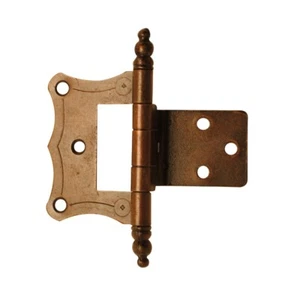 2 X Charnière À Manivelle Avec Finial Effet Antique 76Mm X 40Mm X 16Mm - NEUF O - Imagen 1 de 1