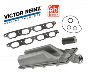 Valley Pan Cover + Intake Gaskets + Water Pump Return Pipe + Seals for BMW 4.4L - Picture 1 of 1