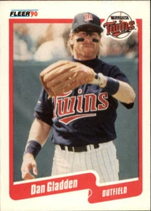 1990 Dan Gladden Fleer Baseball Card #375 - Picture 1 of 2