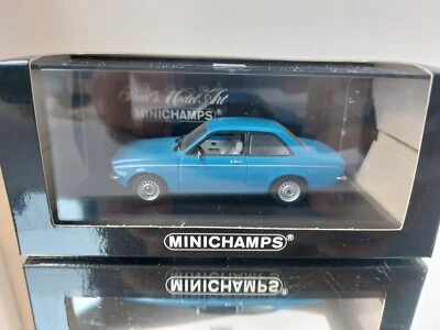 Minichamps Opel Kadett C berlina 1973 blu 1:43 nella scatola - Immagine 1 di 4
