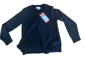 $24 Cat & Jack Soft Sparkling Black Cardigan Knitted Toddler Girl size 4 NEW - Picture 1 of 10