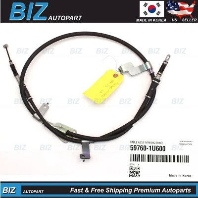 OEM Parking Brake Cable RR LH for 2014-2015 Kia Sorento 59760-1U600 - Image 1 of 3