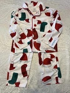 Carters Christmas Pj Set 2 Pieces, 6t, Girls/boys NWT - Picture 1 of 5