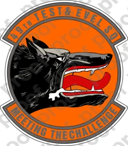 ADESIVO USAF 49° TEST E VALUTAZIONE SQ - Foto 1 di 1