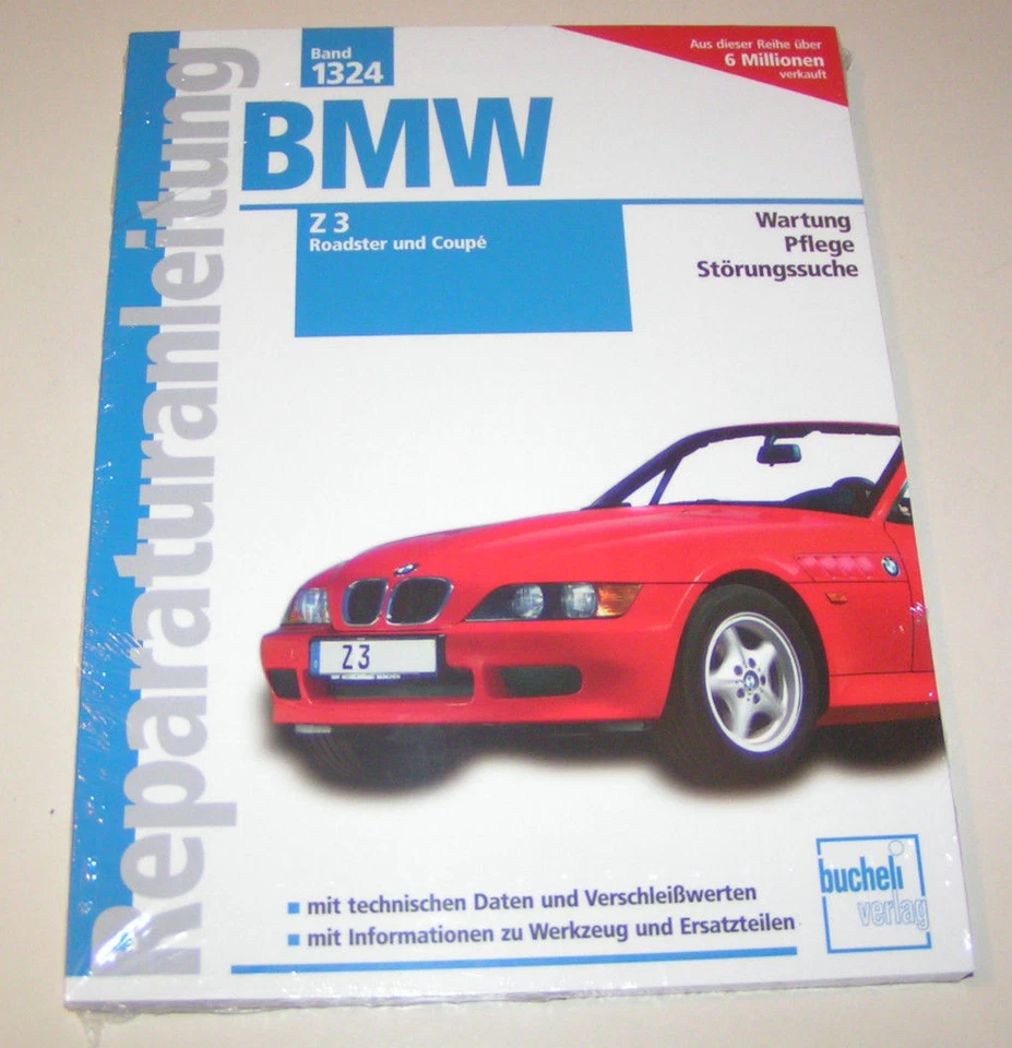 Libro Reparaturanleitung BMW Z3 Roadster und Coupé ab Modelljahr 1998 1.9 Liter