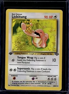 Pokemon Card - Jungle 38/64 - LICKITUNG (uncommon) **1st Edition** - NM - Picture 1 of 2