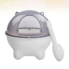 Hamster Sand Bath Tub with Scoop - Pet Sauna Toilet for Rat Mice Syrian Hamster