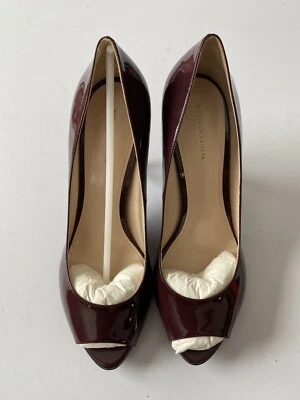 Bottega Veneta Open Toe Pump Aubergine 39 / 9 M - Image 1 of 4