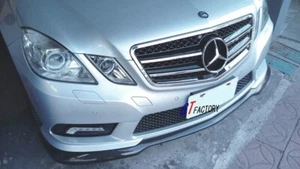 CARBON FRONT LIP SPOILER CS STYLE FOR MERCEDES BENZ W212 AMG SPORT PACKAGE ONLY - Bild 1 von 4