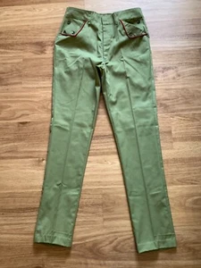 Pantaloni BSA Boy Scouts Of America vintage ufficiali anni 70 vita 30" stampa permanente - Foto 1 di 3