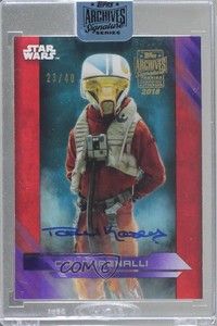 2018 Topps Archives Star Wars Signature Series 23/40 C'ai Threnalli Auto z7j