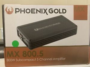 Phoenix Gold MX 800W 5 Channel Full Range Class D Sub Compact Amplifier MX800.5