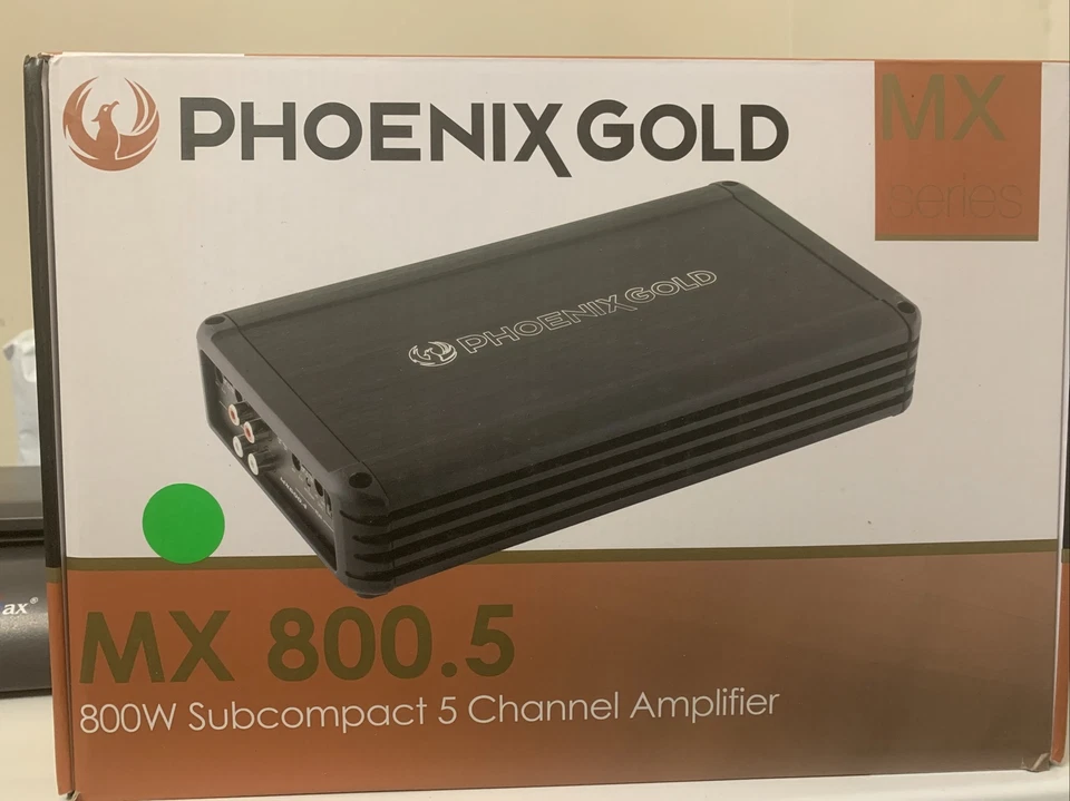 Phoenix Gold MX 800W 5 Channel Full Range Class D Sub Compact Amplifier MX800.5 - Image 1 of 1