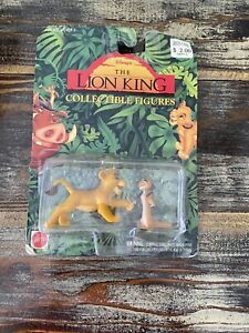 1994 The Lion King Collectible Figures Mattel Young Simba and Timon New Sealed