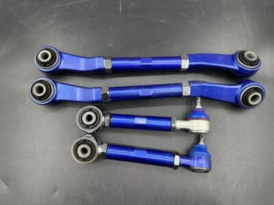 4PCs Set of Steel Adjustable Rear Camber Toe Arms For Hyundai Sonata 8 2011-2014 - Image 1 of 4