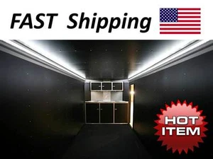 Race Car Hauler Enclosed Trailer Interior Lighting LED UPGRADE KIT - Picture 1 of 8