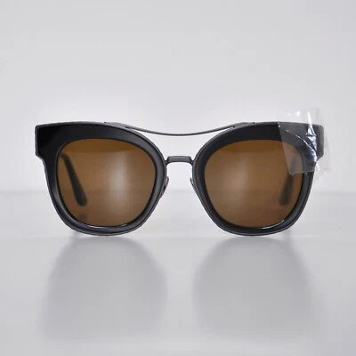 Gafas de sol Bottega Veneta negras y marrones 50 mm ojo de gato BV0012S-003 Foto 1 de 4