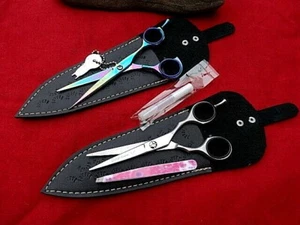Choose color_60 Day Warranty_Osaqi_5.5"Hairdressing Hair Scissors/Japanese Steel - Picture 1 of 18