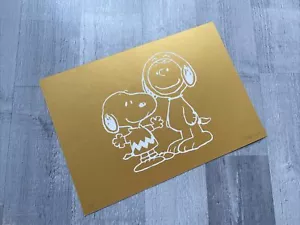 TRUST iCON - Street Art - limited Edition 1 Of 1 Art GOLD Snoopy Art - Picture 1 of 6