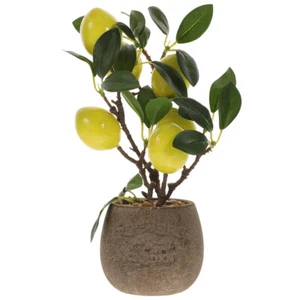 Simulation Zitronen Bonsai Büro Zitronenbaum Dekoration Gefälschter -Baum - Bild 1 von 12