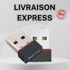 Clé WiFi USB 2.0 Dongle Adaptateur Sans Fil Wireless 150Mbps clé 802.11n/g/b - Photo 1/6