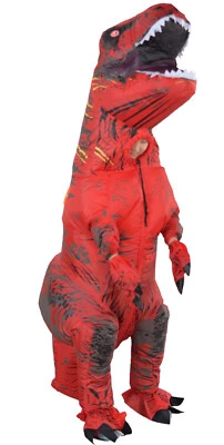 Disfraz Inflable T-Rex Dinosaurio Conjunto Niños Talla Divertido Juegos con disfraces Fiesta Vestir Foto 1 de 4