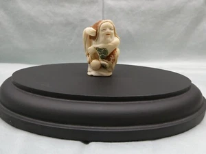 Antikes japanisches Hirschgeweih Schnitzerei "Gott Daikoku" - Bild 1 von 5