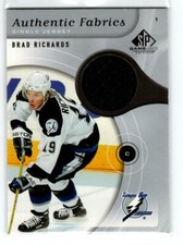 2005-06 SP Game Used Authentic Fabrics #AFRI Brad Richards (ref 187599)