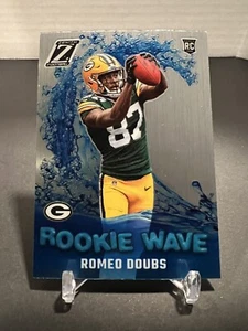 2022 Zenith Romeo Doubs Rookie Wave Prizm #RW-RD RC Packers - Picture 1 of 2