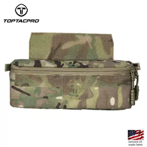 TOPTACPRO Tactical MK4 Dump Pouch Mini Drop Pouch per D3 JPC AVS FCPC Airsoft MC - Imagen 1 de 17