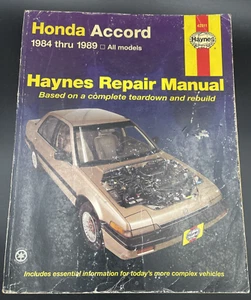 Honda Accord 1984 thru 1989 All Models (Haynes Repair Manual) 42011 - Picture 1 of 7