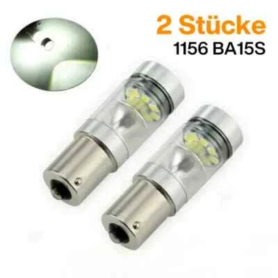 2× 1156 BA15S P 21W LED Blinker Bremslicht Rückfahrlicht 6000K Weiß Xenon Canbus - Bild 1 von 4