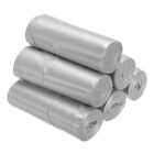 2-4 Gallon Small Trash Bags, 6 Rolls/120 Counts Garbage Bags, Grey