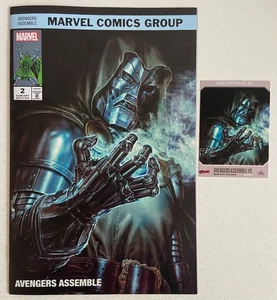 Avengers Assemble #2 Bermejo NYCC VARIANTE TRINITY con certificado de autenticidad 2024 casi nuevo/casi nuevo-Orlando - Imagen 1 de 6