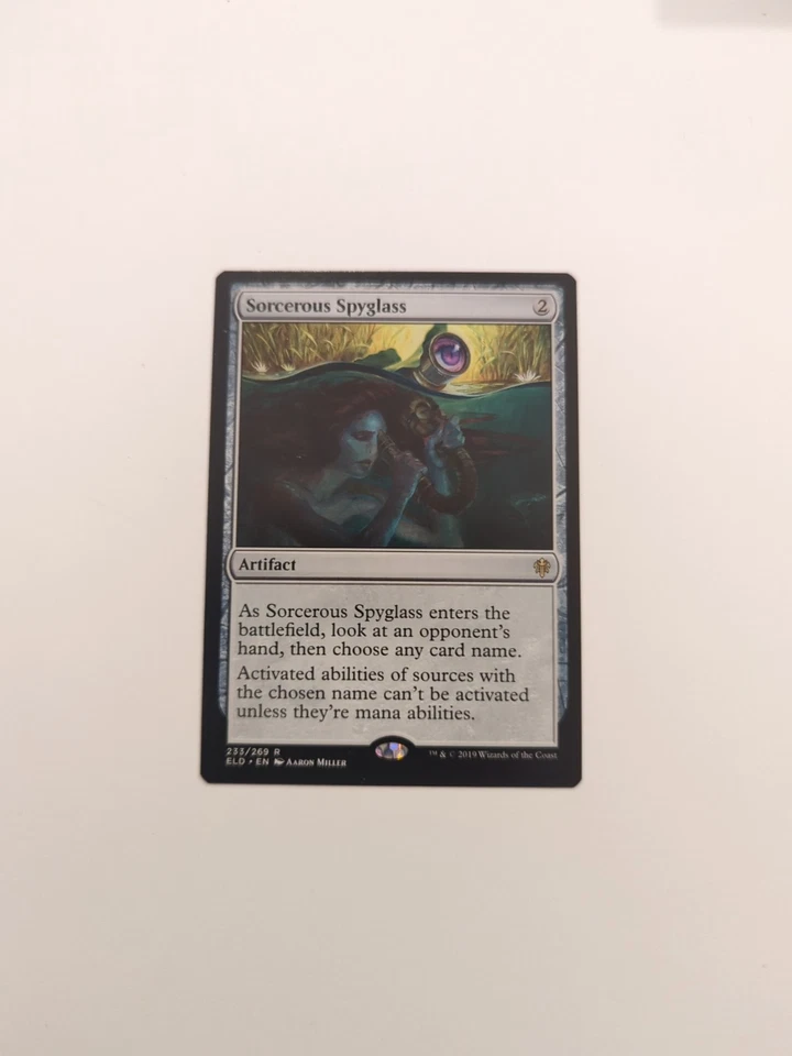Sorcerous Spyglass Throne of Eldraine Regular NM MTG - Image 1 of 1