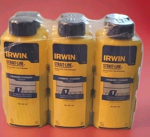 IRWIN 64901 Strait-Line Blue Level 1 Marking Chalk 8 oz. ( 6 Pack) Great Value - Picture 1 of 4