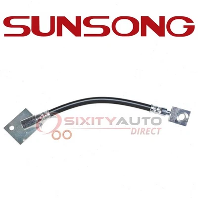 Sunsong Front Left Brake Hydraulic Hose for 1986-1988 Dodge D350 - Hoses yb - Image 1 of 4