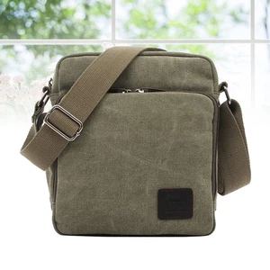  Bolso bandolera de lona para hombre para deportes al aire libre - Imagen 1 de 12