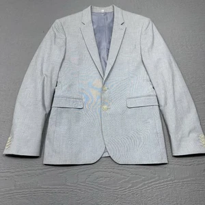 Express Blazer Mens 36 Short Extra Slim Innovator Cotton Stretch Single Breast - Picture 1 of 19