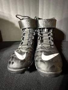 Nike Force Savage 2 Shark Football Cleats BV0151-001 Size 11.5 Wide Black - Picture 1 of 7
