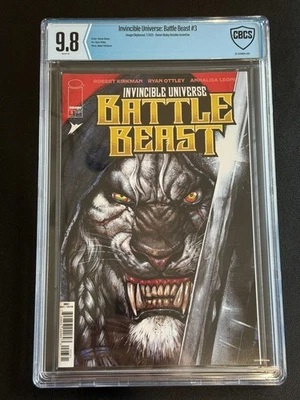 💎 9.8 Invincible Universe: Battle Beast #3 1:100 9.8 CBCS Simon Bisley - Image 1 of 2