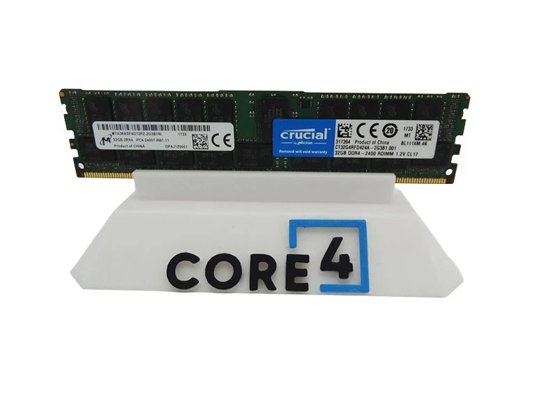 MICRON MTA36ASF4G72LZ-2G3 32GB PC4-19200T-L DDR4-2400 2RX4 ECC LRDIMM Foto 1 de 1