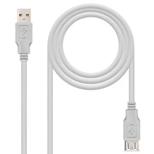 Nanocable USB 2.0 Male Female Type A Verlangerung Kabel Cable 10.01.0203 1.8m - Afbeelding 1 van 6
