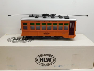 Hartland Locomotive Works G Scale Illinois Terminal Birney Trolley 176 NS-55005 - Image 1 of 4