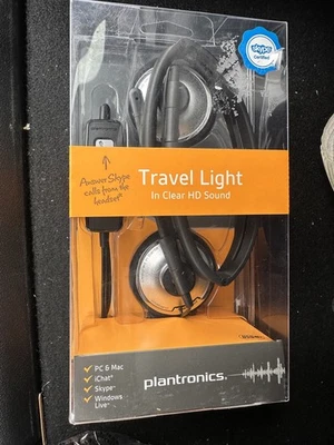 Plantronics Audio 478 USB Stereo HD Headset Headphones + Mic Skype Zoom Sealed! - Image 1 of 2