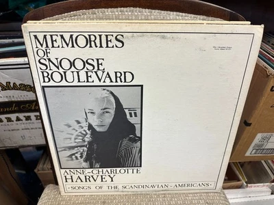 Anne-Charlotte Harvey Memories of Snoose Boulevard vinyl LP VG+ 1972 SCANDINAVIA - Image 1 of 2