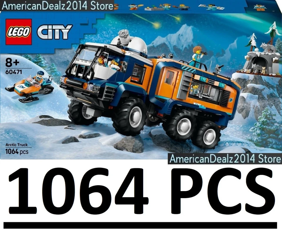 NUEVO LEGO City 60471 Arctic Explorer Science Lab Truck 1064 piezas Kit de construcción de juguete Foto 1 de 1