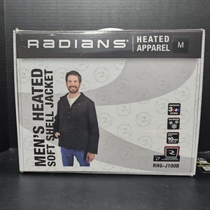 RADIANS beheizbare Softshelljacke für Herren Größe M - schwarz *NEU IM KARTON* - Bild 1 von 12